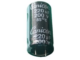10x Capacitor Eletrolitico 220uf/200v 85º 18x36mm Pre