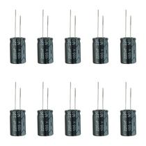 10x Capacitor Eletrolítico 220uf x 100v 105º Kit c/ 10 Peças 10x Capacitor Eletrolítico 220uf x 100v 105º Kit c/ 10 Peças