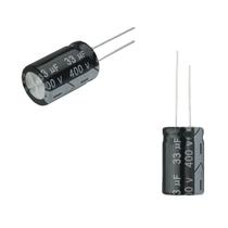 10x Capacitor Eletrolítico 33uf x 400v 105º Kit c/10 Peças 10x Capacitor Eletrolítico 33uf x 400v 105º Kit c/10 Peças
