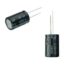 10X Capacitor Eletrolítico 47Uf X 400V 105º Kit C/10 Peças