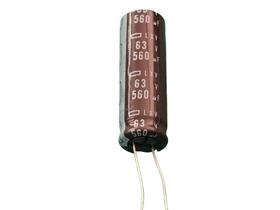 10x Capacitor Eletrolitico 560uf/63v 105º 12,5x40mm Lxv
