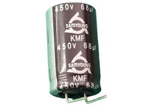10x Capacitor Eletrolitico 68uf/450v 105º 18x31,5mm S.kmf 10x Capacitor Eletrolitico 68uf/450v 105º 18x31,5mm S.kmf
