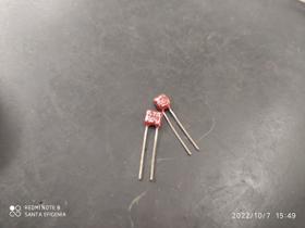 10x Capacitor Mica Prata 0,75pf/100v Tolerancia 0,5pf Icl