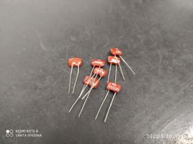 10x Capacitor Mica Prata 1pf/100v Tolerancia 0,5pf Icl