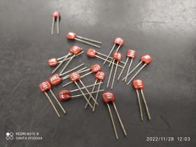 10x Capacitor Mica Prata 200pf/100v 5% Cm00 Icl