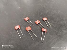 10x Capacitor Mica Prata 30pf/300v Tolerancia 1pf