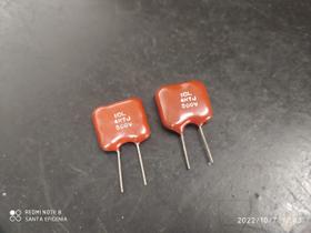10x Capacitor Mica Prata 4,7nf/500v = 4k7/500v 5% Icl