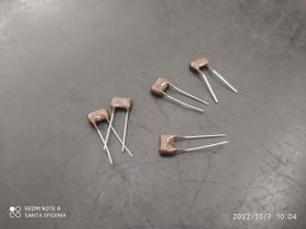 10x Capacitor Mica Prata 56pf/50v 5% Sem Marcação Icl