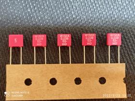 10x Capacitor Poliester 39nf/63v = 39k/63v 5mm 5% Wima