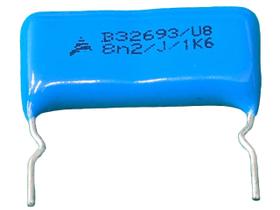 10x Capacitor Poliester 8,2nf/1600v = 8k2/1600v 23mm Epcos 10x Capacitor Poliester 8,2nf/1600v = 8k2/1600v 23mm Epcos