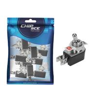 10X Chave Alavanca 2 Polos On/Off - Knh-1S 3A 250V