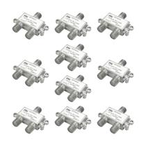 10x Chave Divisor de Antena 2 Saídas 5-900mhz Tv Digital - Pix 10x Chave Divisor de Antena 2 Saídas 5-900mhz Tv Digital - Pix