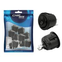 10X Chave Gangorra Redonda Kcd1-106-101 On/Off 2 Terminais 10X Chave Gangorra Redonda Kcd1-106-101 On/Off 2 Terminais