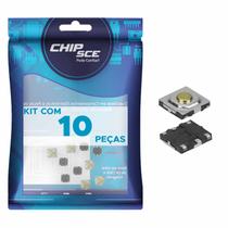 10x Chave Táctil Smd 4x4x1,5mm - 180ºGraus 10x Chave Táctil Smd 4x4x1,5mm - 180ºGraus