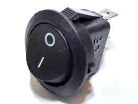 10x Chaves Tik Tak Gangorra Redonda Preta KDC1-106 2P ONOFF