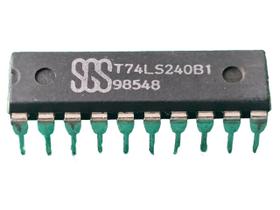 10x Circuito Integrado 74ls240b1 74ls240 Sgs