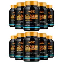 10x Colágeno + Vitamina C (120 cápsulas) - AGE - (120 cápsulas) - AGE