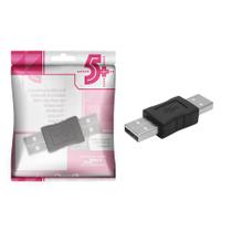 10x Conector Adaptador Usb Macho X Macho Emenda Junção Cabo - 5+