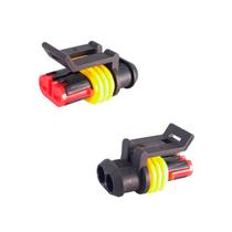10x Conector Chicote 2 Vias Fêmea Selado Impermeável 10x Conector Chicote 2 Vias Fêmea Selado Impermeável