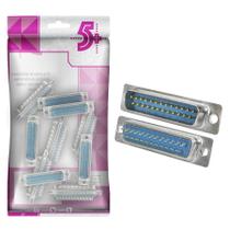 10x Conector Db25 Macho Solda Fio Serial Alta Qualidade 10x Conector Db25 Macho Solda Fio Serial Alta Qualidade