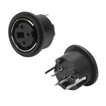 10X Conector Jack Fêmea Mini Din 3 Vias Pci - Alta Qualidade