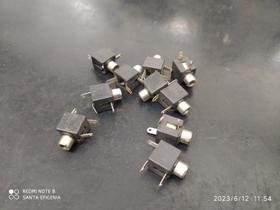 10x Conector Jack J2 Mono Pj-301 Sem Rosca 10x Conector Jack J2 Mono Pj-301 Sem Rosca