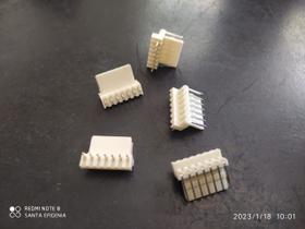 10x Conector Kk 2512 2,54mm 7 Vias Macho 90 Excon