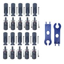 10x Conector MC4 Painel Energia Solar 30A IP67 + Chave 10x Conector MC4 Painel Energia Solar 30A IP67 + Chave