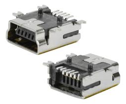 10X Conector Mini Usb Fêmea Para Pci Micro Usb V3 5Pinos