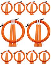 10x Corda De Pular 3m Cabo De Aço Alta Velocidade Regulável Fitness Profissional exercício funcional HIIT Academia Treinamento