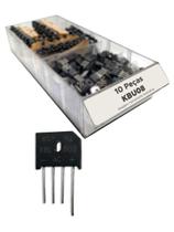 10x Díodo Ponte Retificadora Kbu808 = Kbu 808 - 800v / 8a 10x Díodo Ponte Retificadora Kbu808 = Kbu 808 - 800v / 8a