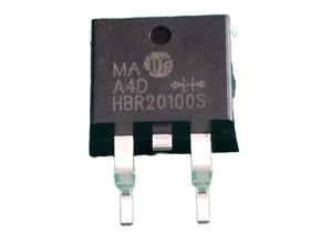 10x Diodo Schottky Hbr20100s Hbr20100 20amp 100v Smd To263 10x Diodo Schottky Hbr20100s Hbr20100 20amp 100v Smd To263