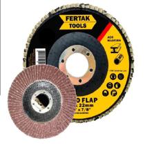 10x Disco De Lixa Flap Cônico 4-1/2 - 115Mm - Fertak Grao 036 - Cod 2829 10x Disco De Lixa Flap Cônico 4-1/2 - 115Mm - Fertak Grao 036 - Cod 2829