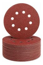 10x Discos De Lixa Aderente Grão 80 Resistente 125mm Com Furo Durável 10x Discos De Lixa Aderente Grão 80 Resistente 125mm Com Furo Durável
