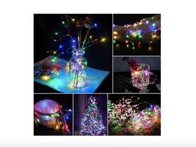 10x Fio Led Luz De Fada Decoração De Natal Pisca Pisca 2m