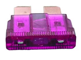 10x Fusivel Automotivo Lamina 3amp 18mm Medio - Fe