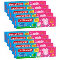 10x gel dental infantil peppa pig com fluor 50g -dentalclean