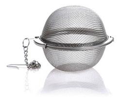 10x Infusor De Chá Coador Em Aço Inox Capsula Xícara Clink