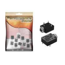 10x Jack J2 Stereo Painel P2 Fêmea Painel Pci Alta Qualidade