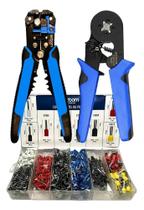 10X Kit Alicate Crimpar Terminal Decapador De Fio 1200 Term 10X Kit Alicate Crimpar Terminal Decapador De Fio 1200 Term