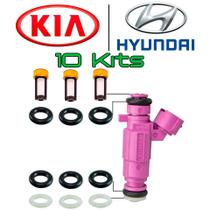 10x Kits de Reparo Bico Injetor Kia Picanto Hyundai Hb20