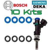 10x Kits Reparo Bico Injetor 55570284 Gm Cruze 1.8 Flex