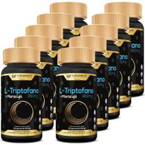 10x L-TRIPTOFANO COM MARACUJA 860MG 30CAPS HF SUPLEMENTS