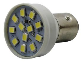 10x Lampada 12 Leds 2 Polos Luz Freio Lanterna 12v - 10pc 10x Lampada 12 Leds 2 Polos Luz Freio Lanterna 12v - 10pc