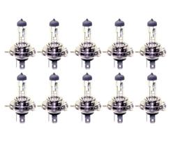 10X Lampada Automotiva Halogena H4 55W 8500K Hid Alto/Baixo