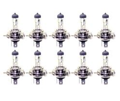 10X Lampada Automotiva Halogena H4 55W 8500K Hid Alto/Baixo