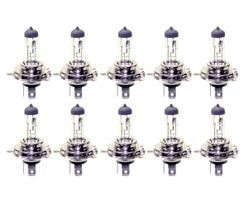 10X Lampada Automotiva Halogena H4 55W 8500K Hid Alto/Baixo