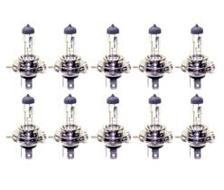 10x Lampada Automotiva Halogena H4 55W 8500k Hid Alto/Baixo