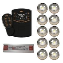 10x led 10w tholz + fonte 120w + smartpool