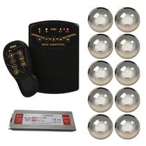 10x led 20w tholz + fonte 240w + basic smartpool